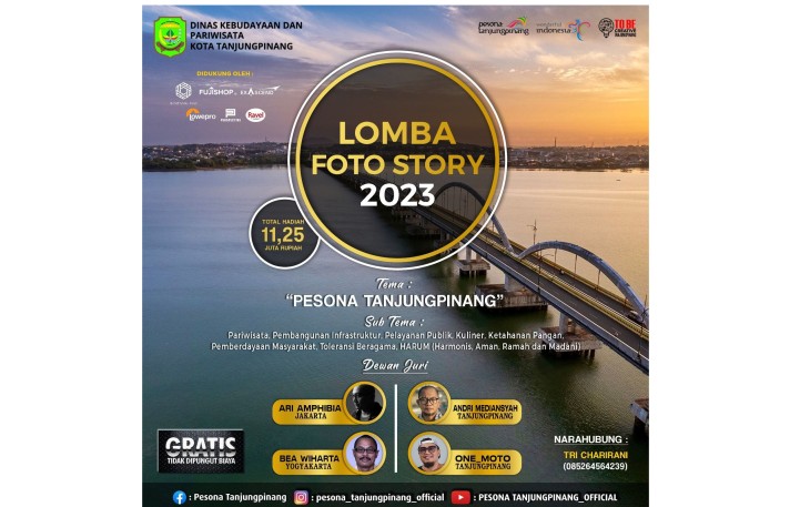 Yuk Ikuti Lomba Foto Story 2023 Disbudpar Tanjungpinang 