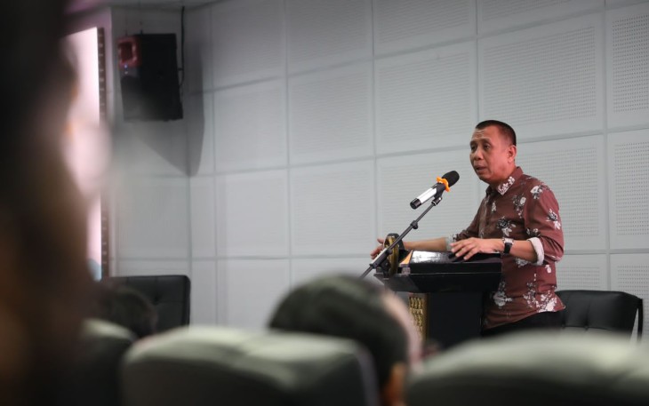 nggota Bidang Pengusahaan Badan Pengusahaan (BP) Batam, Wan Darussalam saat membuka kuliah perdana Program Studi Program Profesi Insinyur (PSPPI) Politeknik Negeri Batam Semester Genap Tahun Ajaran 2022/2023, para Rabu (15/2/2023). 