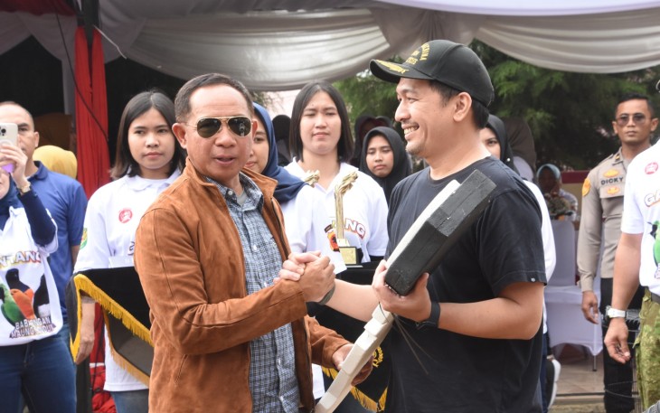 Kasad Jenderal TNI Agus Subiyanto S.E, M.Si Buka Lomba Burung Berkicau 