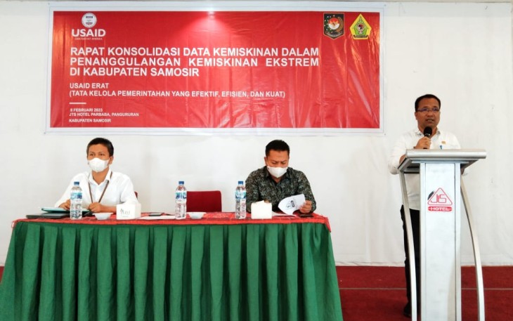 Rapat Konsolidasi Data Kemiskinan Dalam Penanggulangan Kemiskinan Ekstrem 