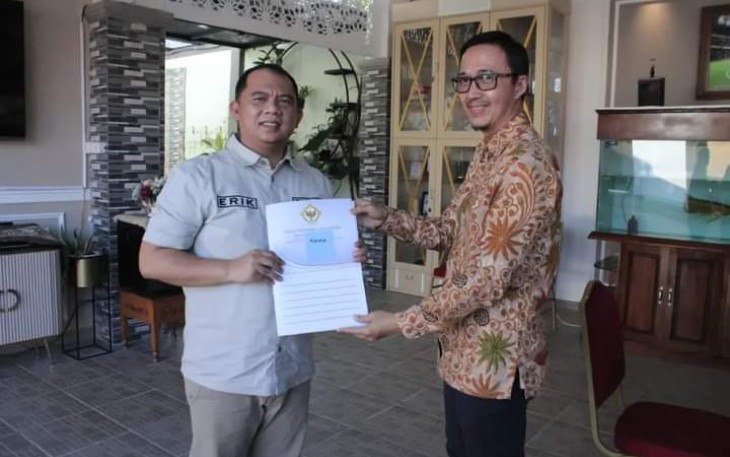 Bupati Labuhanbatu saat sambut Kedatangan BPK RI Perwakilan Propinsi Sumut 
