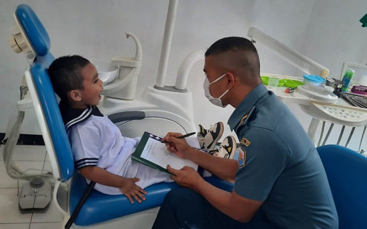 Pelayanan Posyandu di Balai Kesahatan Lanal Ranai 