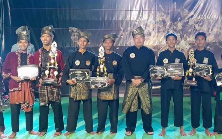 Pesilat Lanudal Tanjungpinang Sabet Empat Medali di Festival Silat Serumpun