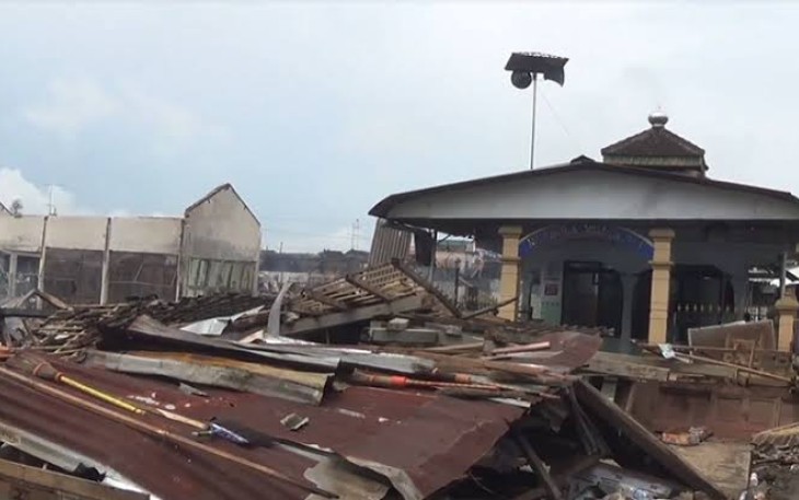 Pasar Kesamben Kabupaten Blitar Setelah Terbakar Tahun 2022 (Foto : Ist.)
