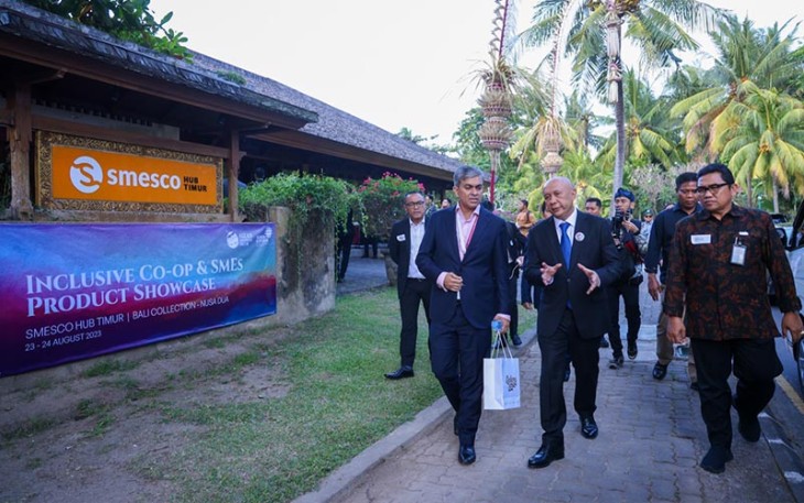 MenKopUKM Teten Masduki saat di Bali, Kamis (24/8).