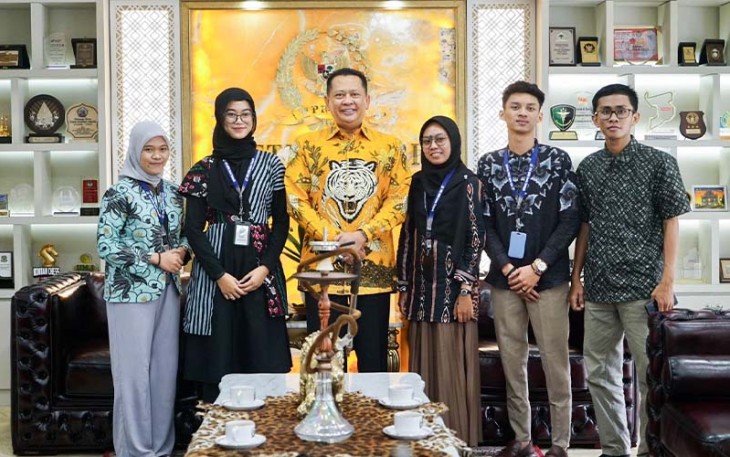 Bamsoet saat menerima pengurus LKS-BMh, di Jakarta, Senin (20/11/23).