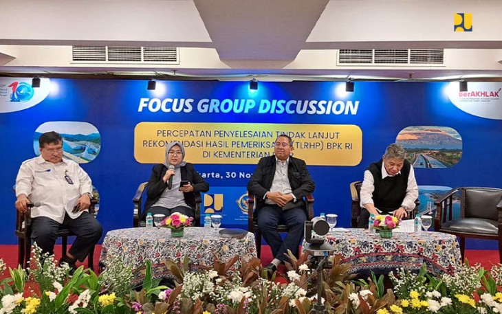 Focus Group Discussion (FGD) Percepatan Penyelesaian Tindak Lanjut Rekomendasi Hasil Pemeriksaan BPK RI, Kamis (30/11/2023).