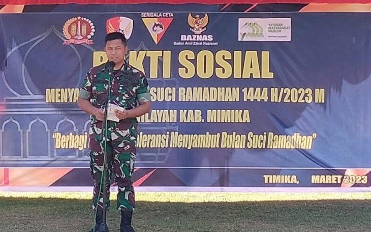 Dandim 1710/Mimika, Letkol Inf Dedy Dwi Cahyadi 