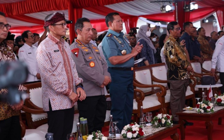 Panglima TNI Laksamana TNI Yudo Margono, S.E., M.M. saat menghadiri acara Pembinaan Idelogi Pancasila Melalui Program Eksekutif Nasional