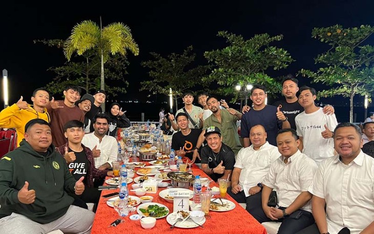 BP Batam saat Jamu Legenda Timnas Futsal Indonesia