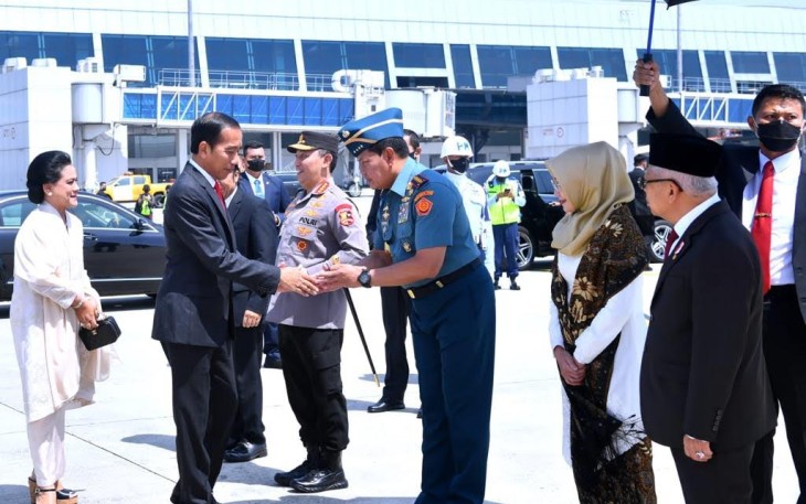 Panglima TNI saat hadiri Keberangkatan Presiden RI ke Jerman
