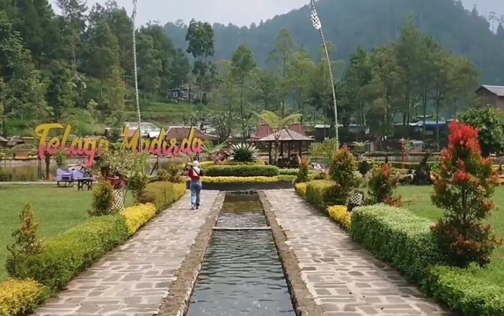 Obyek wisata Telaga Madirda, Berjo, Ngargoyoso, Kabupaten Karanganyar.