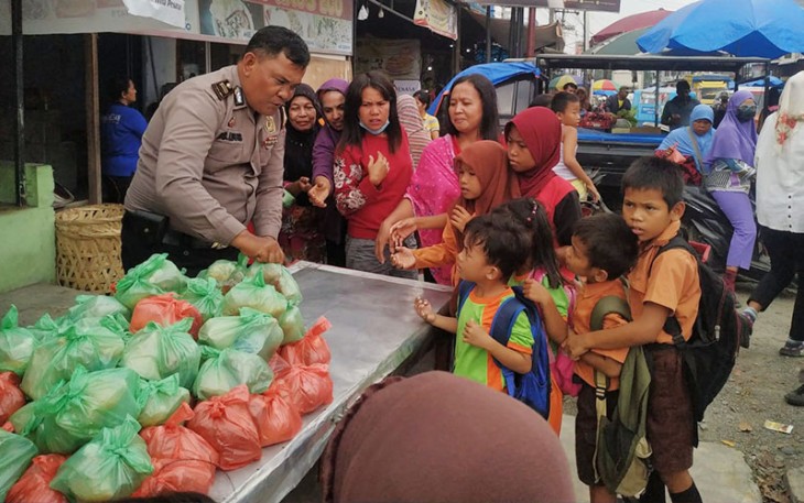 Polsek Sunggal Laksanakan Jumat Barokah