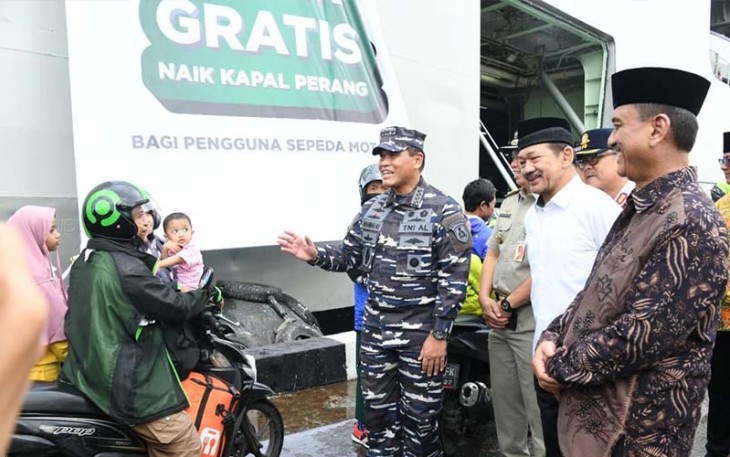 Kasal Lepas Mudik Gratis Bersama TNI AL, Gunakan Jalur Laut dan Darat