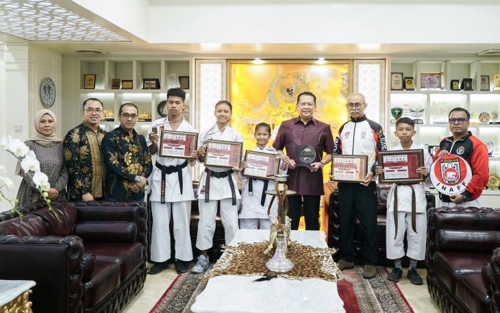 Ketua MPR RI sekaligus Wakil Ketua Umum Partai Golkar dan Ketua Dewan Pembina Indonesian Fudokan Federation (INAFF) Bambang Soesatyo mengapresiasi keberhasilan para atlet Fudokan Indonesia yang berhasil meraih sejumlah mendali di ajang 9th World Fudokan Karate Championship pada tanggal 20-26 November 2023 di Belgrade, Serbia