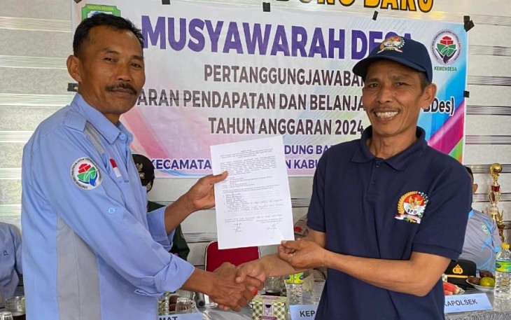 MDPJ Tahun Anggaran 2024 Desa Bandung Baru