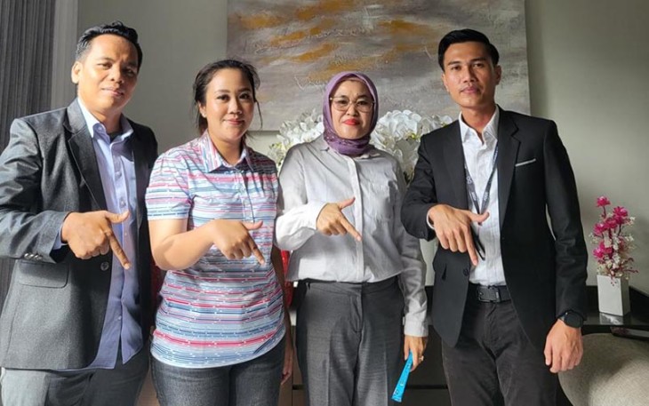 im Hukum Elisa, Sudi S Simarmata, SH didampingi Henny Anggraini, SH, MH dan Wawan Ersanovi, SH, Minggu (4/2/2024). 