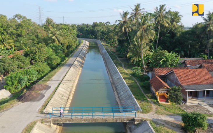 Rehabilitasi Bendung dan Jaringan Irigasi Manganti Tuntas