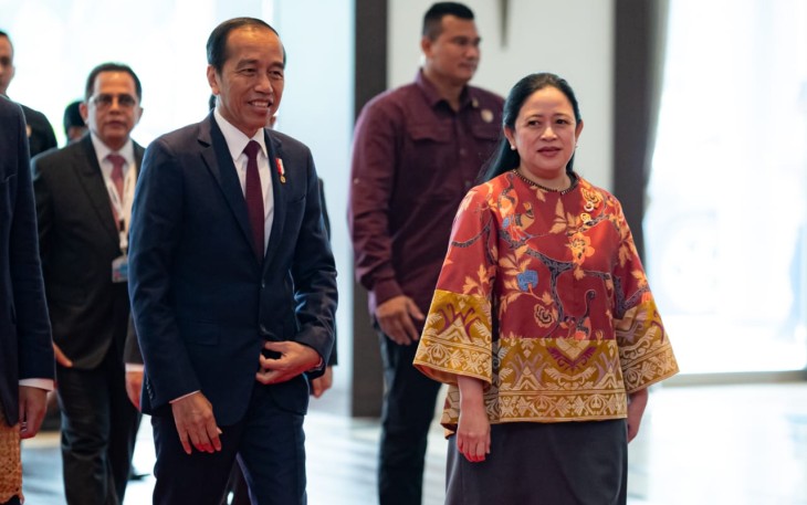 Presiden Jokowi dan Ketua DPR RI Puan Maharani secara resmi membuka perhelatan Sidang Indonesia-Pacific Parliamentary Partnership (IPPP)