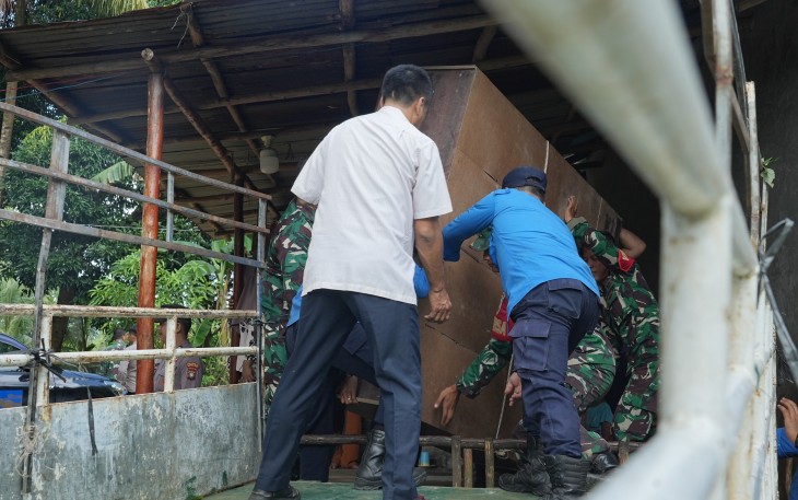 BP Batam kembali memfasilitasi sebanyak lima KK asal Sembulang Tanjung dan Sembulang Hulu untuk bergeser.