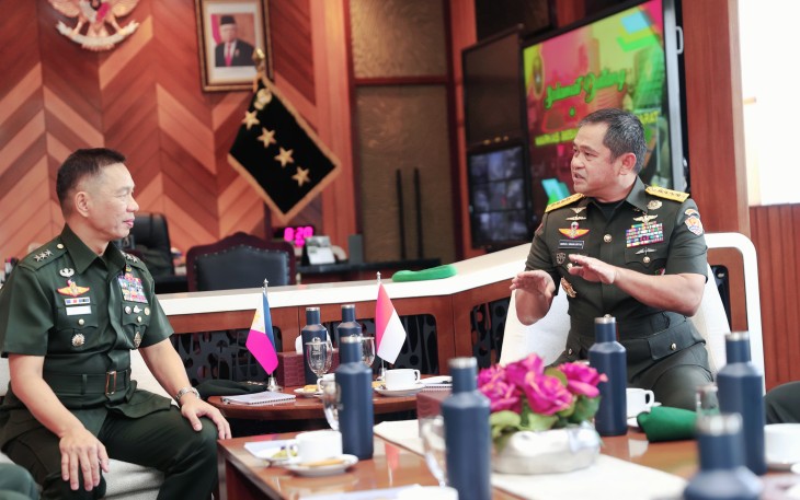 Kunjungan Commanding General of The Philipines Army (Kasad Filipina) Lieutenant General Roy Galido  