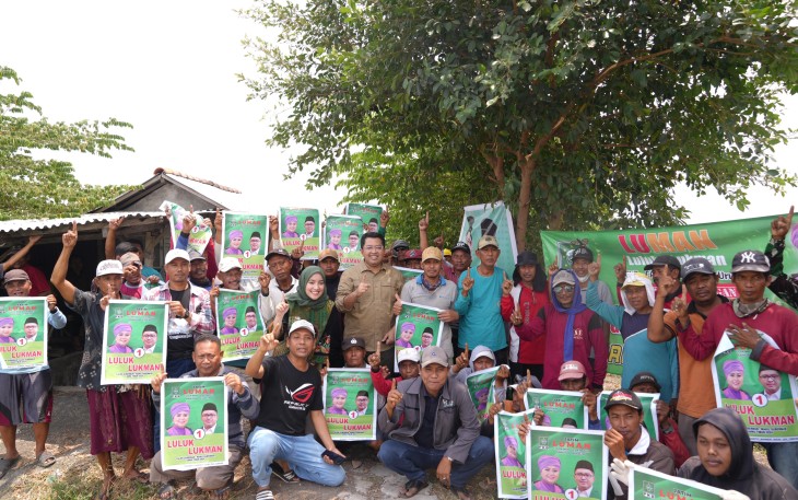 Luluk-Lukman Janjikan Subsidi Pupuk Petani Hingga 50 Persen