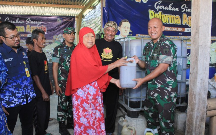 Kodim 0806/Trenggalek Dorong Pertanian Organik