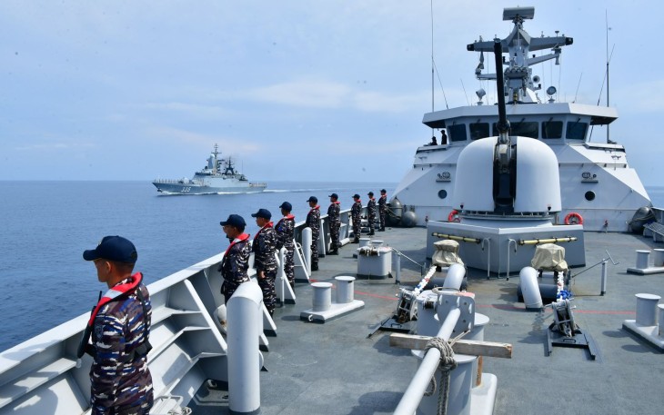 Latihan Orruda TNI AL dan Rusia Navy Masuki Tahap Latihan Sea Phase di Laut Jawa 