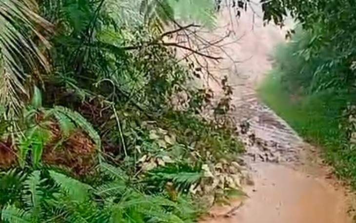 Jalan Lubuk Sikaping-Tigo Nagari Via Simpati Tidak Bisa Dilewati