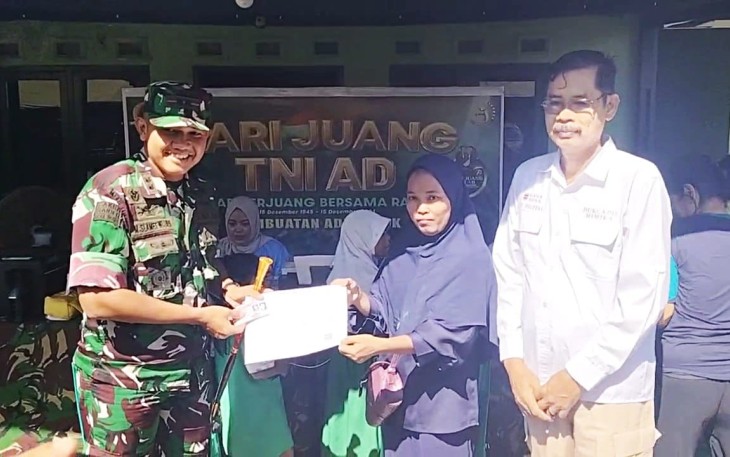 Kodim 1710/Mimika Selenggarakan Bakti Sosial Pembuatan Layanan Dokumen Adminduk