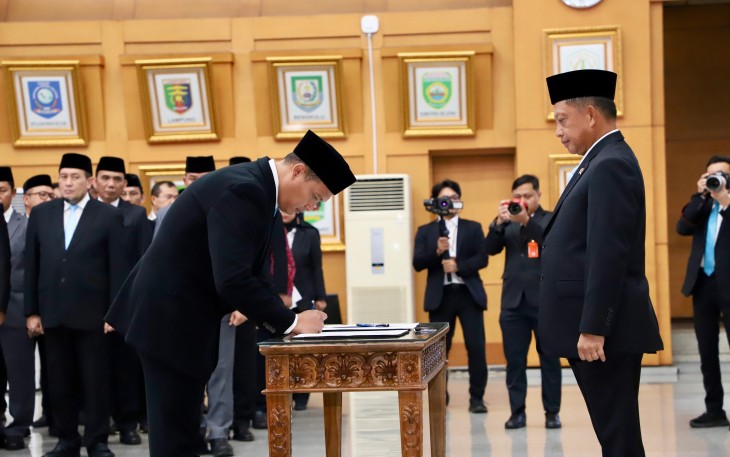 Mendagri Tito Lantik Pejabat Pimpinan Tinggi Pratama di Lingkungan Kemendagri