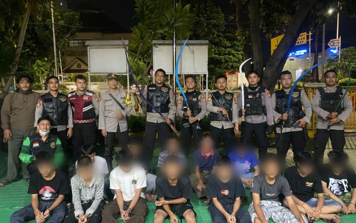 Polisi Amankan 13 Remaja di Jakbar