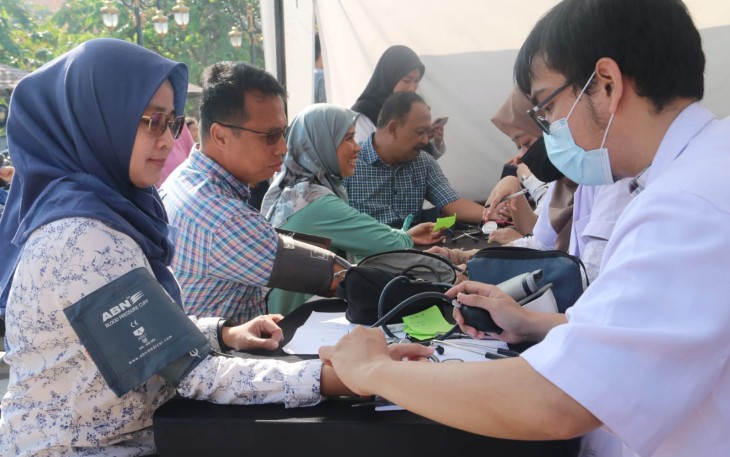 Danrem 081/DSJ Sumbangkan Darah pada Carity to Humanity HDCI Madiun 