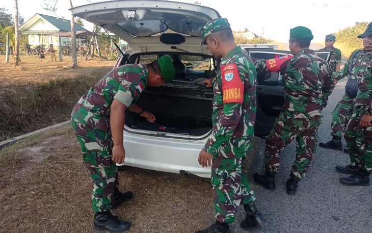 Penegakan Hukum Melalui Sweeping Kendaraan di Wilayah Perbatasan