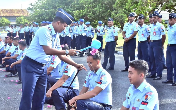 25 Prajurit Lanud RSA Natuna Naik Pangkat