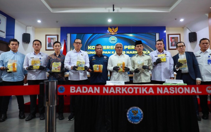 BNN RI Gagalkan Peredaran 15 KG Sabu dan 10345 Butir Ekstasi