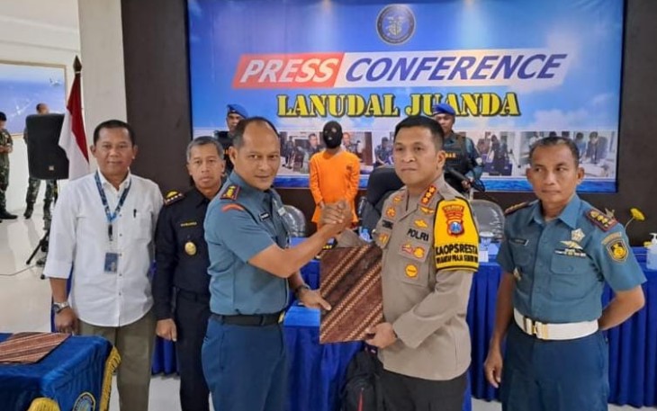 Satgaspam TNI AL Bandara Juanda Gagalkan Pengiriman Narkotika yang Disembunyikan di Organ Vital