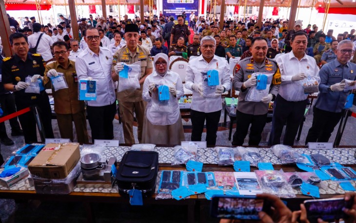 Kolaborasi BNN RI-Ditjen Bea Dan Cukai Berhasil Sita Puluhan Kilo Gram Narkotika 