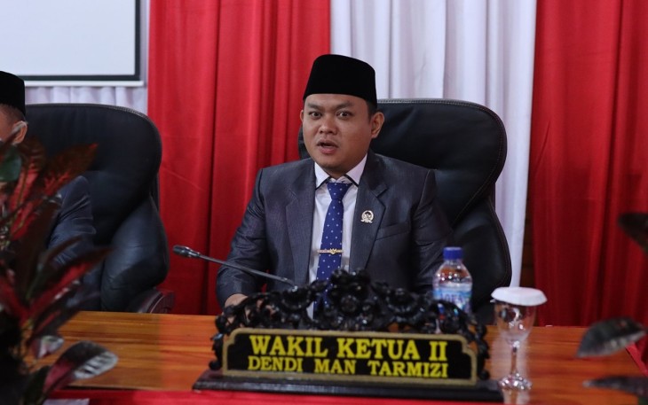 Wakil Ketua II DPRD BS Dendi Man Tarmizi,