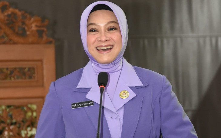 Ketua Umum Dharma Pertiwi Ny. Evi Agus Subiyanto