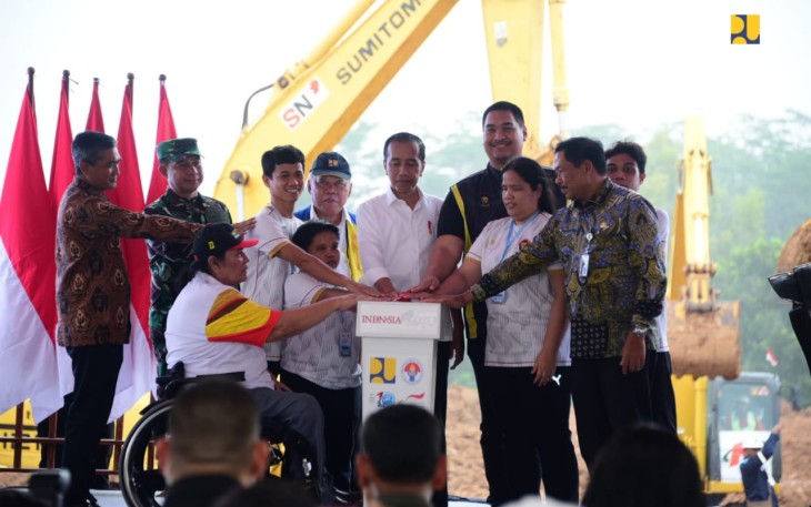 Groundbreaking Paralympic Training Center di Karanganyar