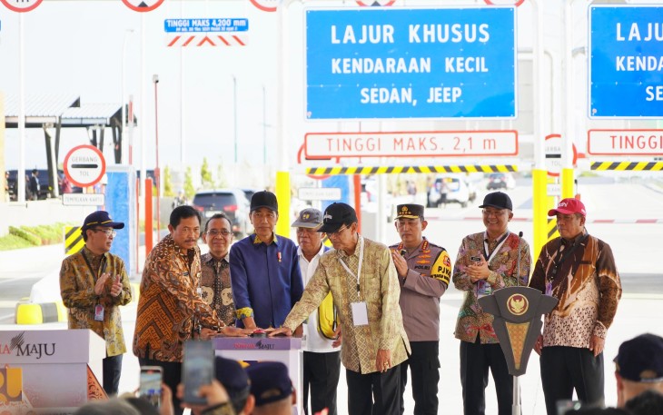 Presiden Jokowi Resmikan Jalan Tol Kartasura-Klaten