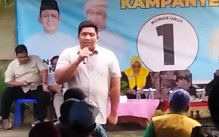 Kampanye Cabup Bintan No Urut 1 Dilapangan Sepakbola Iskandarsyah Kampung Bukit Batu