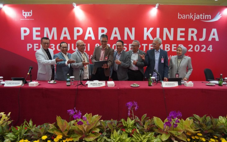 Penyaluran Kredit Bank Jatim Tumbuh 20,13 Persen
