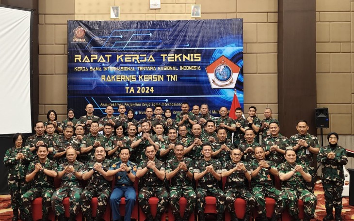 Kapuskersin TNI Pimpin Rakernis Kersin TA 2024 di Bogor
