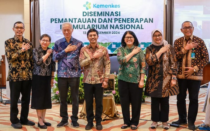 Wamenkes Prof. Dante dalam acara Diseminasi Pemantauan dan Penerapan Formularium Nasional (Fornas) di Hotel Bidakara, Jakarta, Jumat (13/12)