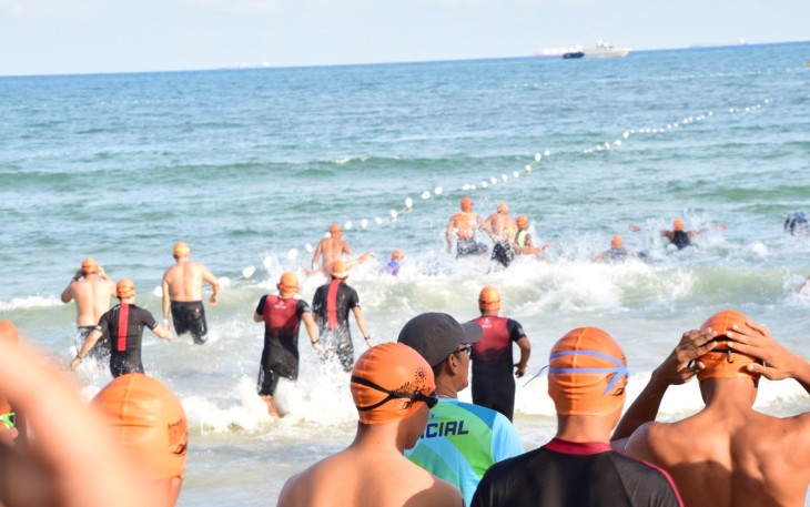TNI AL Gelar Armada Triathlon 2024 di Lagoy Bay Bintan 