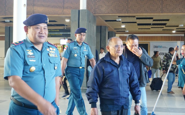 Danlanudal Kupang Turut Sambut Kunjungan Kerja Ketua HNSI di Kupang