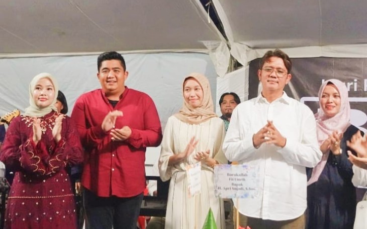 Roby berkunjung ke Kediaman Apri Sujadi dalam Rangka Lebaran Idul Fitri 1445H