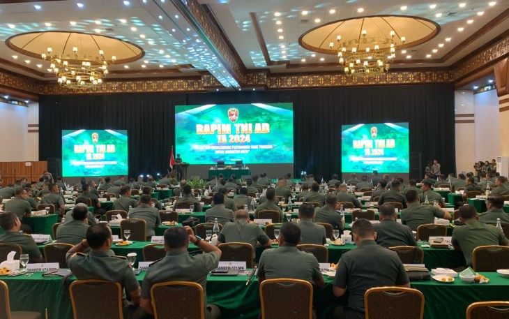 Pangdam Kasuari Ikuti Rapim TNI AD